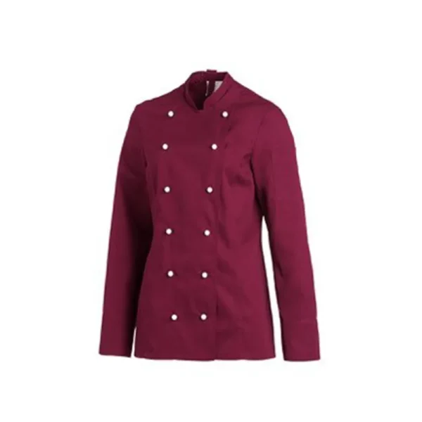 Damen Kochjacke bordeaux