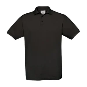 Poloshirt Herren schwarz